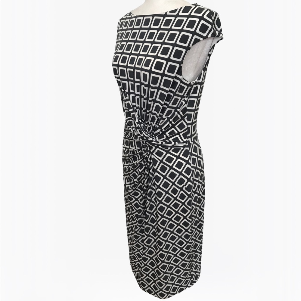 Ralph Lauren Sheath Geo Print Women’s Midi Dress - 10/12 - Picture 9 of 17